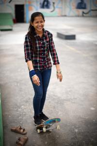 Sophea at Skateistan